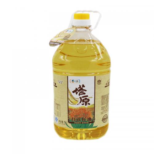 中粮 塔原红花籽油5L