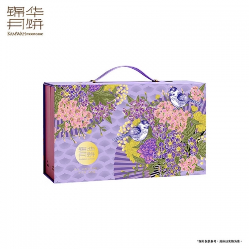 锦华花漾·欢聚礼月饼礼盒840g