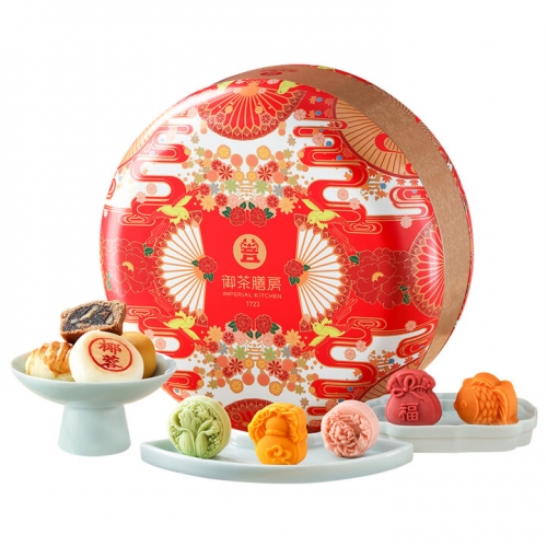 御茶膳房繁花似锦（从）月饼礼盒370g