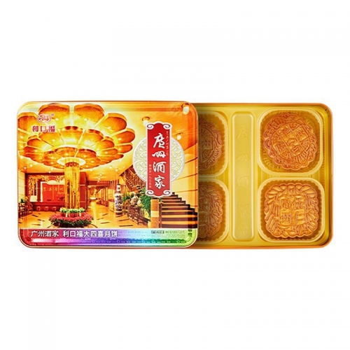 广州酒家利口福大四喜月饼礼盒720g